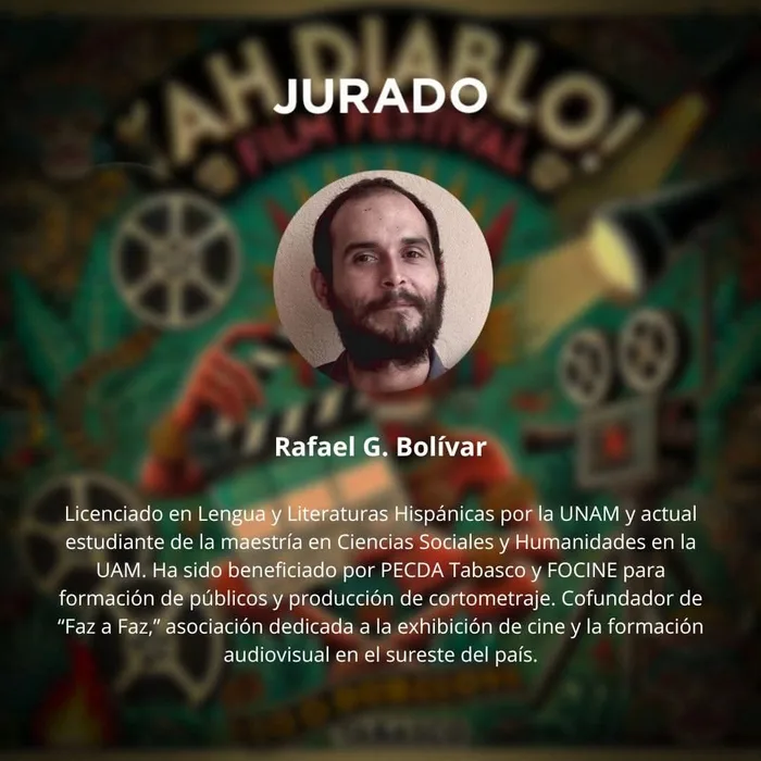Cartel del jurado: Rafael G. Bolívar